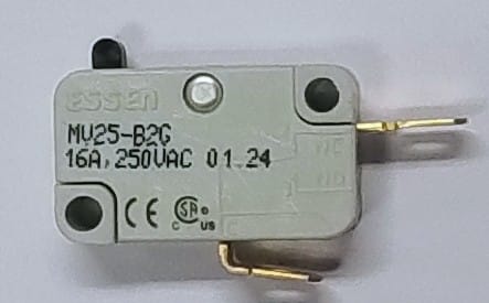 Essen 16a Miniature Microswitch with short roller lever 